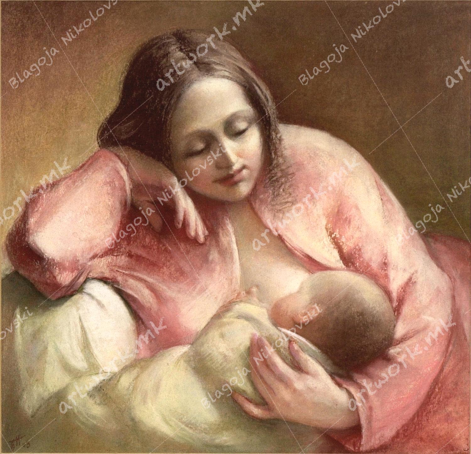 Мајка со бебе