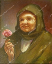 Старица со роза