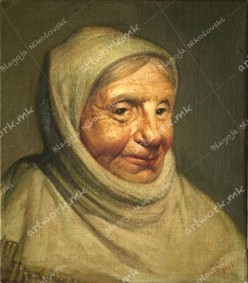 Old woman with a kerchief